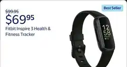 Walmart Fitbit Inspire 3 Health & Fitness Tracker - Midnight Zen offer