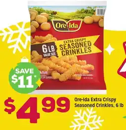 Grocery Outlet Ore-Ida Extra Crispy Seasoned Crinkles offer