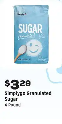 Grocery Outlet Granulated Sugar offer