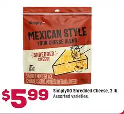 Grocery Outlet SimplyGO Shredded Cheese offer
