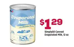 Grocery Outlet SimplyGO Canned Evaporated Milk offer