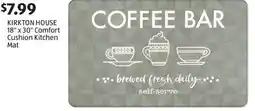 Aldi KIRKTON HOUSE 18 x 30 Comfort Cushion Kitchen Mat offer