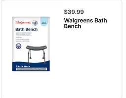 Walgreens Walgreens Bath Bench offer