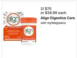 Walgreens Align Digestive Care offer