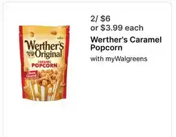 Walgreens Werther's Caramel Popcorn offer