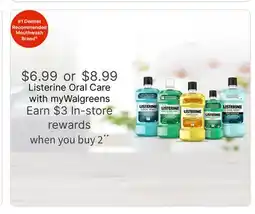 Walgreens Listerine Oral Care offer