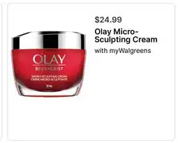 Walgreens Olay Micro-Sculpting Cream offer