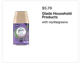 Walgreens Glade Household Products offer