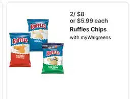 Walgreens Ruffles Chips offer
