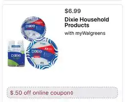 Walgreens Dixie Household Products with myWalgreens offer