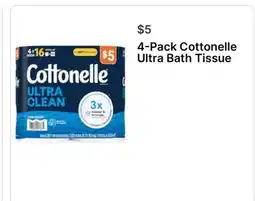 Walgreens 4-Pack Cottonelle Ultra Bath Tissue offer