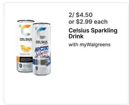 Walgreens Celsius Sparkling Drink offer