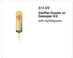 Walgreens Swiffer Duster or Sweeper Kit offer