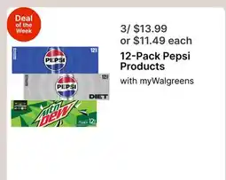 Walgreens Pepsi Products offer