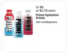 Walgreens Prime Hydration Drinks offer