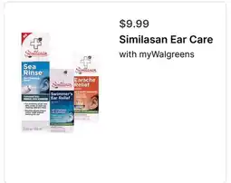 Walgreens Similasan Ear Care offer