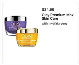 Walgreens Olay Premium Max Skin Care offer