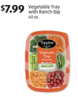 Aldi Vegetable Tray with Ranch Dip offer
