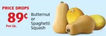 Aldi Butternut or Spaghetti Squash offer