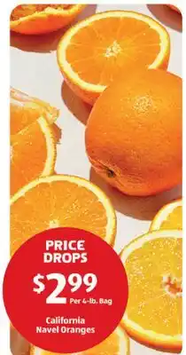 Aldi California Navel Oranges offer
