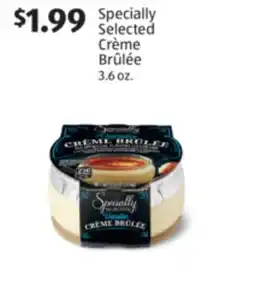 Aldi Specially Selected Crème Brûlée offer