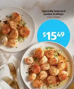 Aldi Specially Selected Jumbo Scallops offer