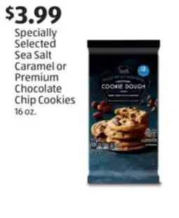 Aldi Specially Selected Sea Salt Caramel or Premium Chocolate Chip Cookies offer