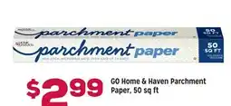 Grocery Outlet GO Home & Haven Parchment Paper offer