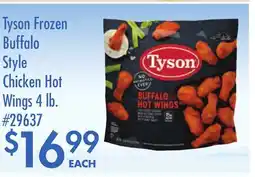 Smart & Final Tyson Frozen Buffalo Style Chicken Hot Wings offer