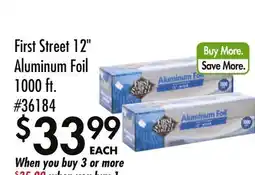 Smart & Final First Street 12 Aluminum Foil offer