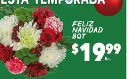 Vallarta Supermarkets Feliz navidad Bqt offer