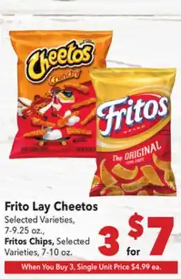 Vallarta Supermarkets Frito Lay Cheetos offer