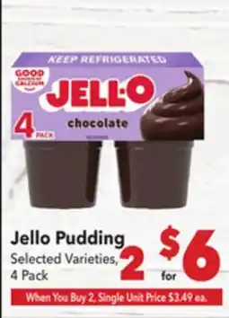 Vallarta Supermarkets Jello Pudding offer