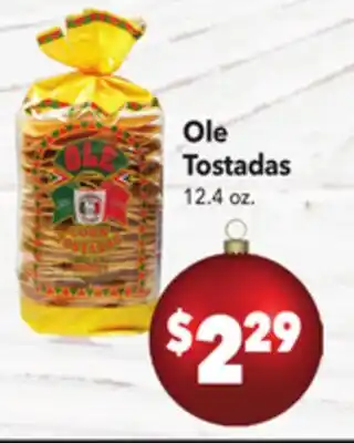 Vallarta Supermarkets Ole Tostadas offer