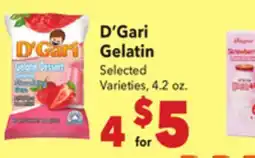 Vallarta Supermarkets D'Gari Gelatin offer