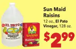 Vallarta Supermarkets Sun Maid Raisins offer