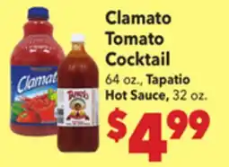 Vallarta Supermarkets Clamato Tomato Cocktail offer