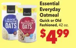 Vallarta Supermarkets Essential Everyday Oatmeal offer