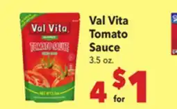 Vallarta Supermarkets Val Vita Tomato Sauce offer