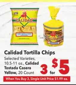 Vallarta Supermarkets Calidad Tortilla Chips offer