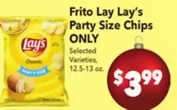 Vallarta Supermarkets Frito Lay Lay's Party Size Chips ONLY offer
