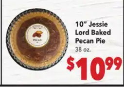 Vallarta Supermarkets 10 Jessie Lord Baked Pecan Pie offer