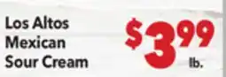 Vallarta Supermarkets Los Altos Mexican Sour Cream offer