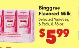 Vallarta Supermarkets Binggrae Flavored Milk offer