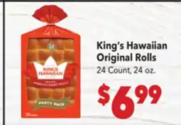 Vallarta Supermarkets King's Hawaiian Original Rolls offer