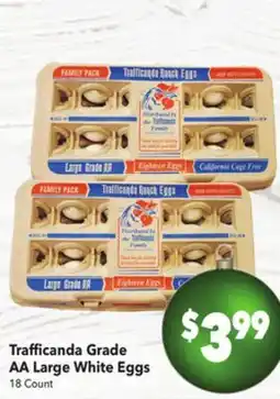 Vallarta Supermarkets Trafficanda Grade AA Large White Eggs offer