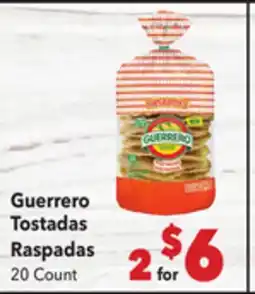 Vallarta Supermarkets Guerrero Tostadas Raspadas offer