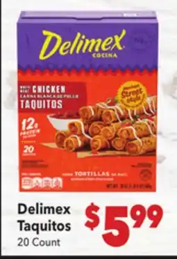 Vallarta Supermarkets Delimex Taquitos offer