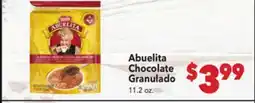 Vallarta Supermarkets Abuelita Chocolate Granulado offer