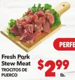 Vallarta Supermarkets Fresh Pork Stew Meat / TROCITOS DE PUERCO offer